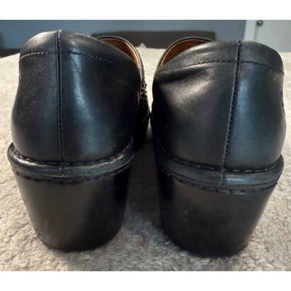 Ariat Strathmore Black Leather Studded Western Clogs Shoes Womens Size 8.5 Boho - Picture 4 of 11